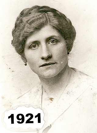 Porträt von Anna Langohr aus dem Jahr 1921